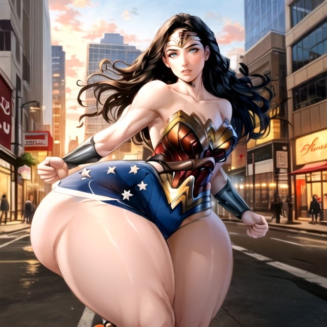 Fat, Extremely Large Ass, Wonder Woman (dc) Hentai AI Porn