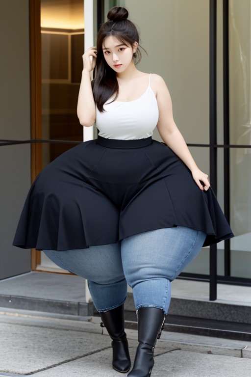 Korean, Extremely Large Ass, Ssbbw Asian AI Porn