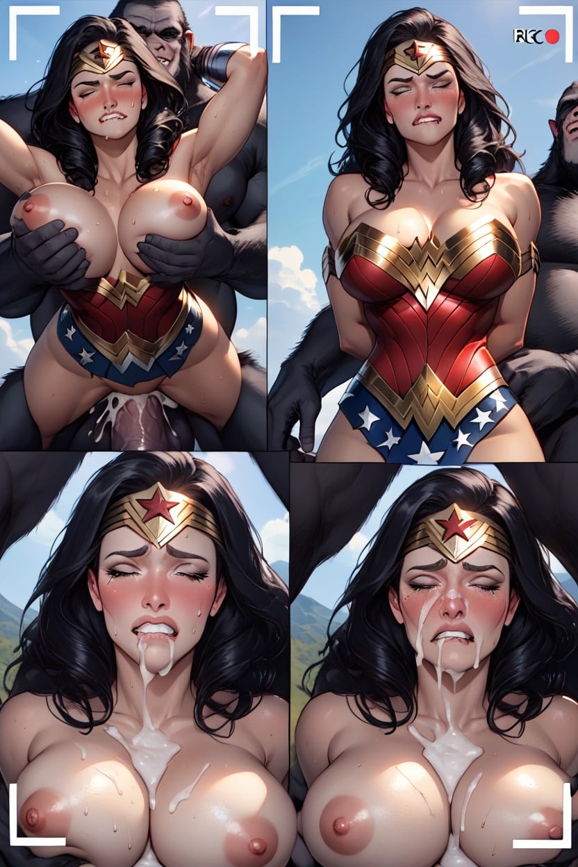 Nipples, Multiple Panels, Rounded Breast Hentai AI Porn