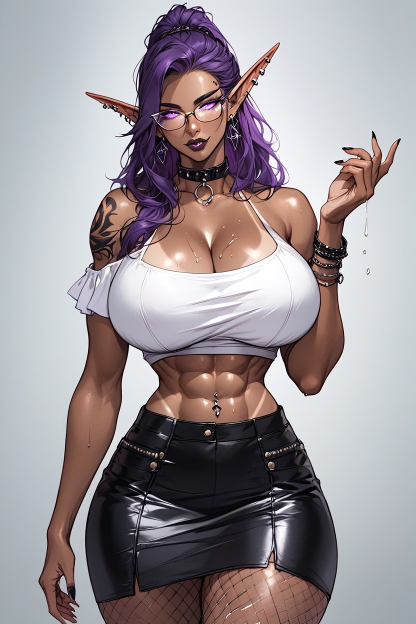 Model, Large Breast, Street AI Porn