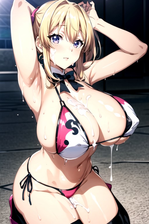 Japan Girl, Pigtails, Sideboob Hentai AI Porn