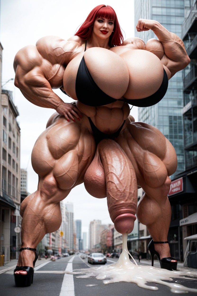 Giantess, +, Happy Shemale AI Porn