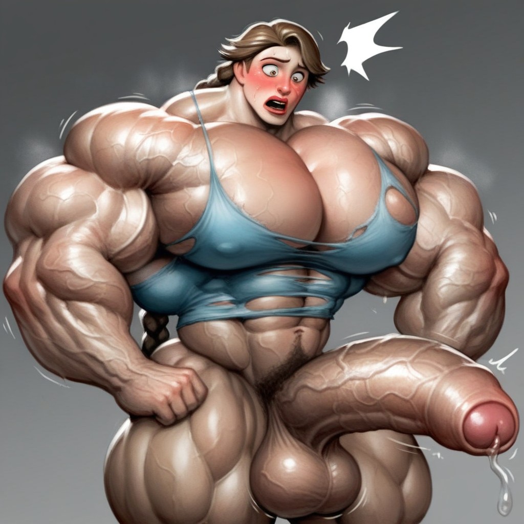Nsfw, She Dreams Of Muscle Growth, Hyper Extremely Veins Shemale AI Porn