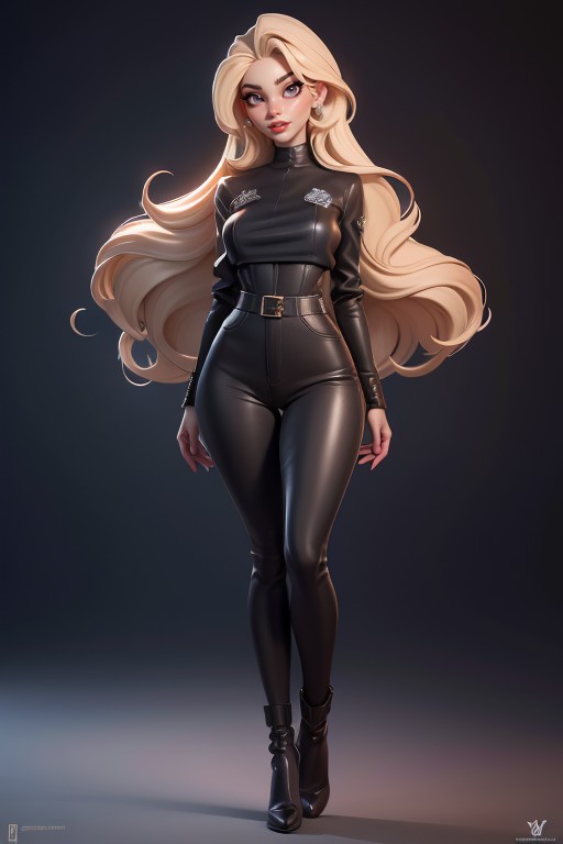 3d (cartoon), Cinematic, Blonde Hair AI Porn