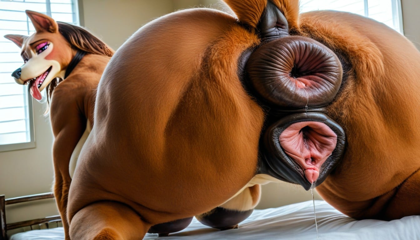 Dirty Pussy, Saliva, Super Shiny Pussy Furry AI Porn
