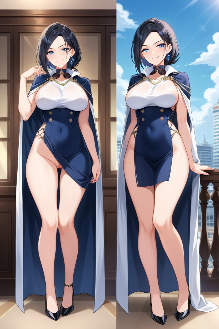 Model, Blue Hour, Cape Hentai AI Porn