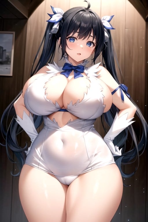 Model, Massive Ass, Hestia (danmachi) AI Porn