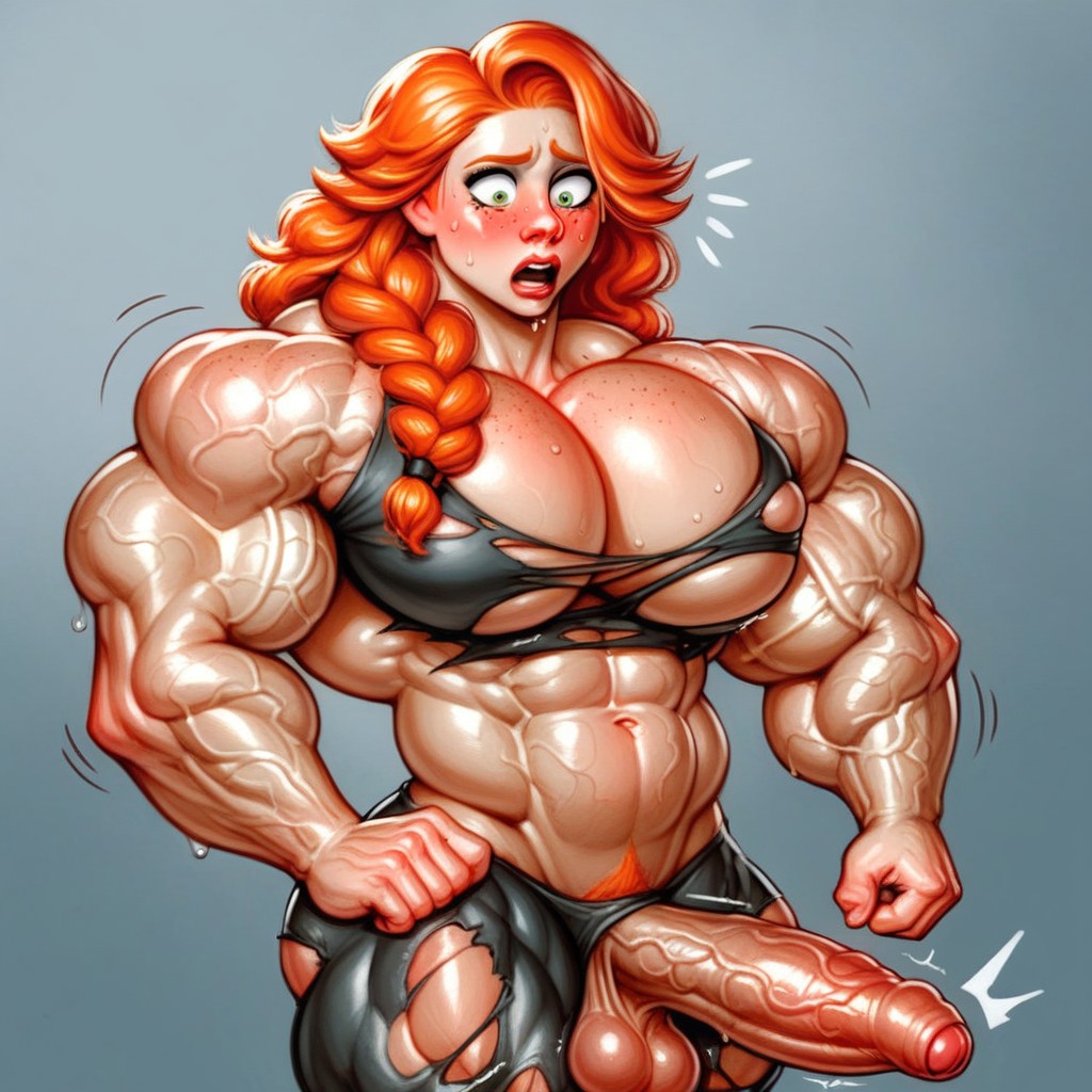 Ripped Muscle Dick, Shredded Muscle, Sudada Porno shemale IA