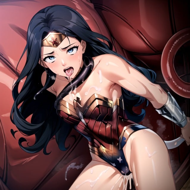 Tentacules, Musclé, Wonder Woman (dc)Porno IA