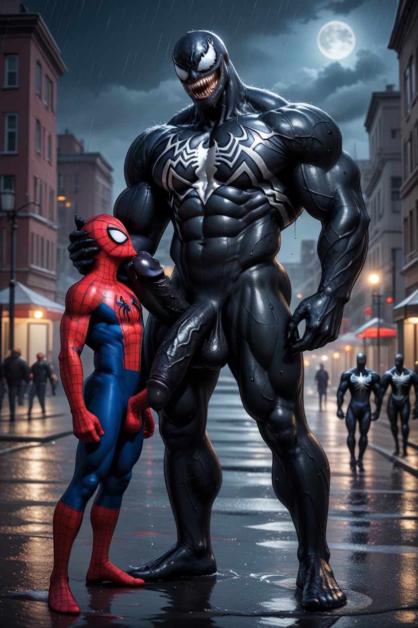 Spiderman Massive Ass, Spiderman's Costume Is Ripped, Raping Skinny Spiderman AI Gay Porn