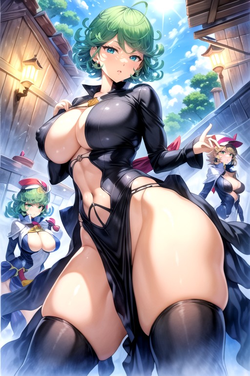 Peito Grande, Harém, Tatsumaki (one Punch Man) Pornografia de IA