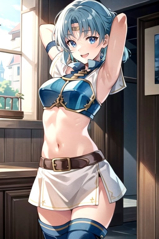 Estilo De Arte Con Líneas Gruesas, Tierna, Thea (fire Emblem)Porno AI