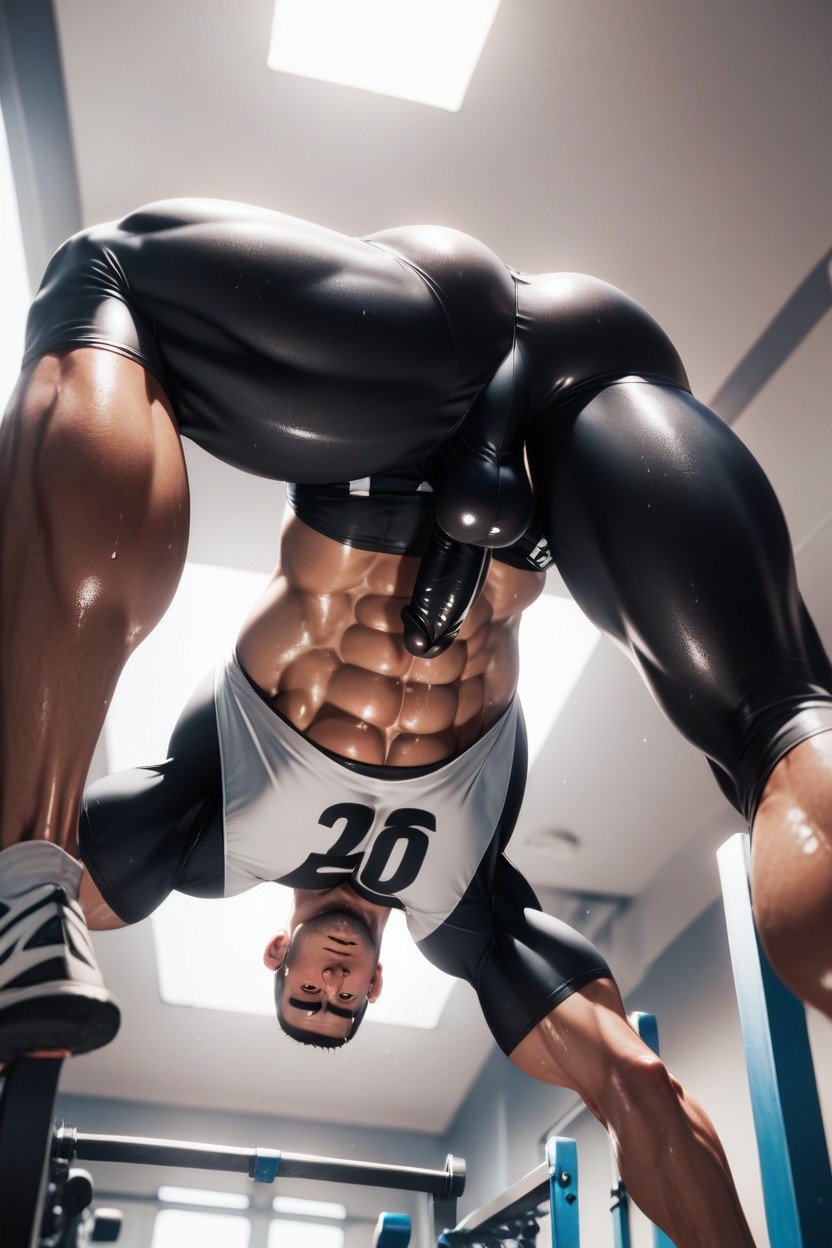 Leggings, Nsfw, Muscular AI Gay Porn