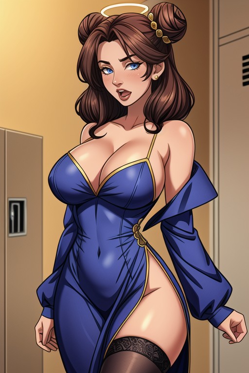 Curly, Locker Room, 60+ Hentai AI Porn