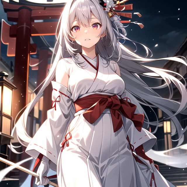 Warm Anime, White Hair, Sfw Hentai AI Porn