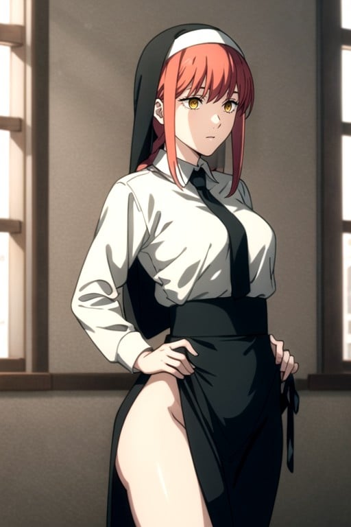 Makima (chainsaw Man), Large Ass, Nun AI Porn