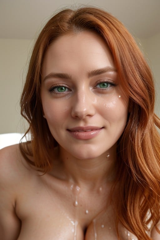 Horny, Large Breast, Ginger AI Porn