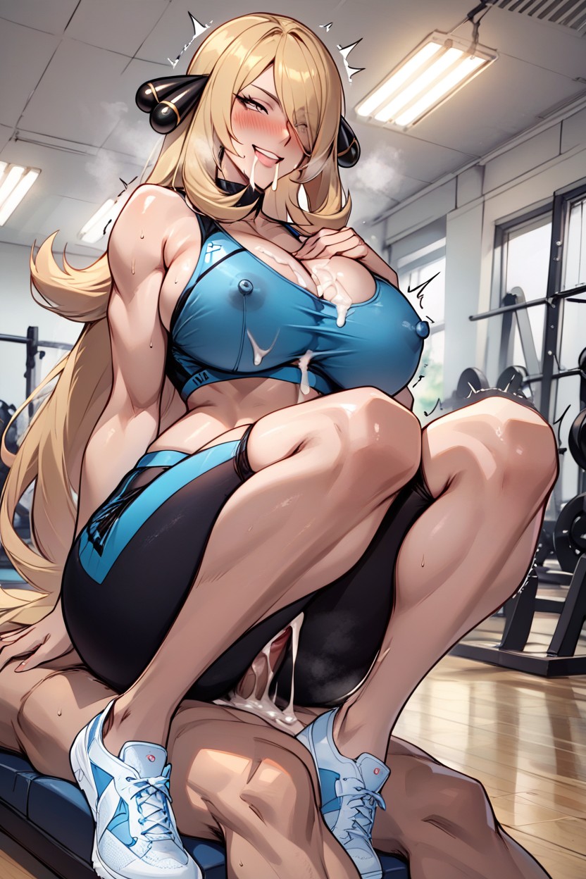 Massive Breasts, Quivering, Toned Body Hentai AI Porn
