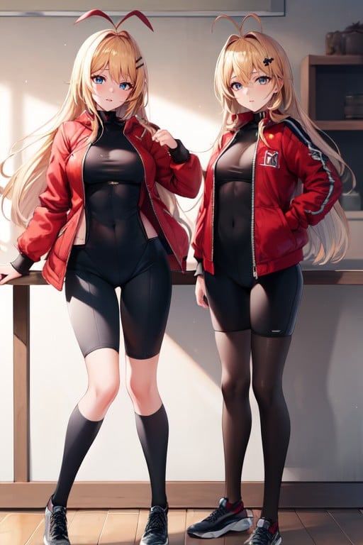Miu Furinji From Histroy Strongest Disciple Kenichi, Полный Рост, Purple Leotard With Bike Shorts ИИ гей порно