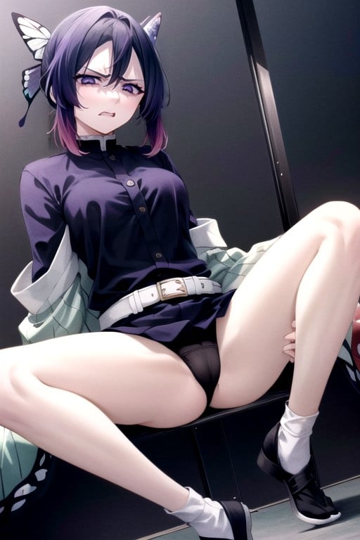 Kocho Shinobu Demon Slayer, Dégoûté, Cuerpo CompletoPorno AI