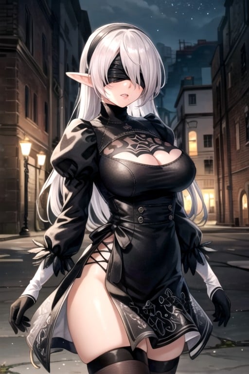 Yorha No.2 Type B (nier: Automata), Exploring, Elf Pornografia de IA