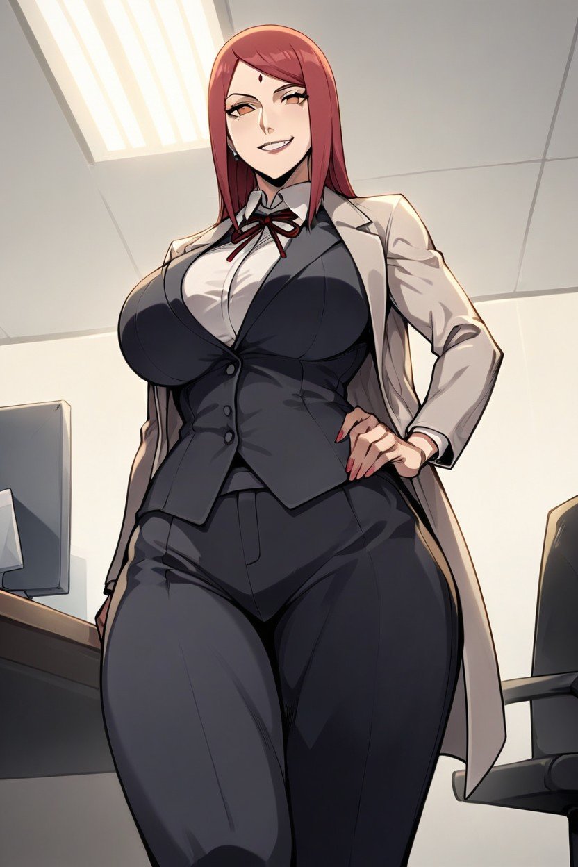 Trench Coat, Fat, Standing AI Porn