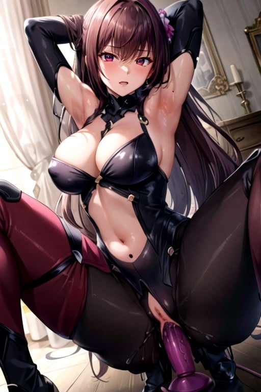 Inserção De Vibrador, Scathatch (fate/grand Order), Modelo Pornografia de IA