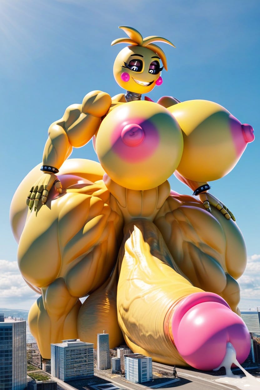 Big Boobs, 1 Person, Naked Furry AI Porn