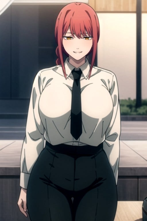 Chemise De Bureau, Plump, Pantalon De BureauPorno IA Hentai