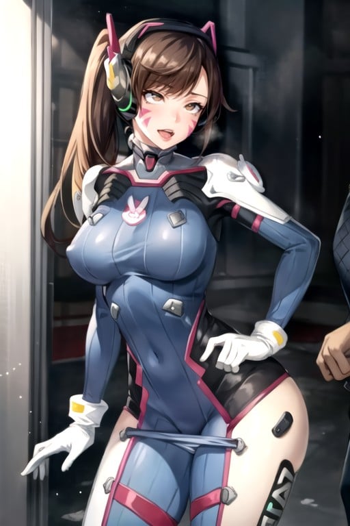 D'va (overwatch), Nu, 裸Porno IA