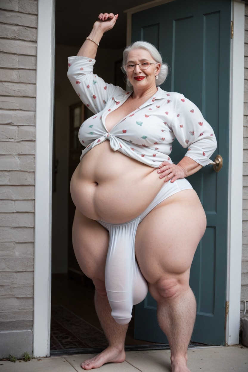 Gigantic, Gigantic Saggy Breast, Fat Shemale AI Porn