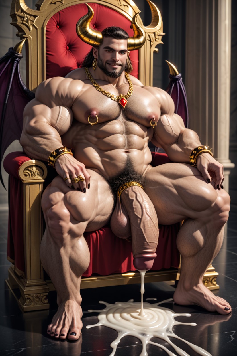 Extrem Body Hair, Year Old Demon, Hairy Body AI Gay Porn