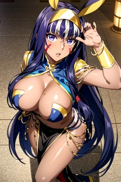 Top Down, Dark Brown Skin, Nitocris (fate/grand Order) AI Porn