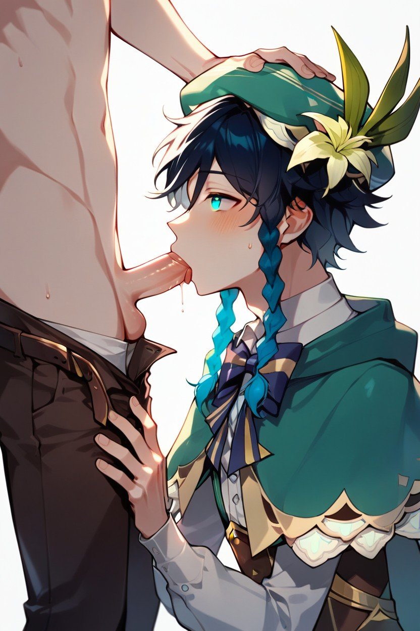 Venti Genshin Impact Blowjob, Blowjob Venti Shemale AI Porn