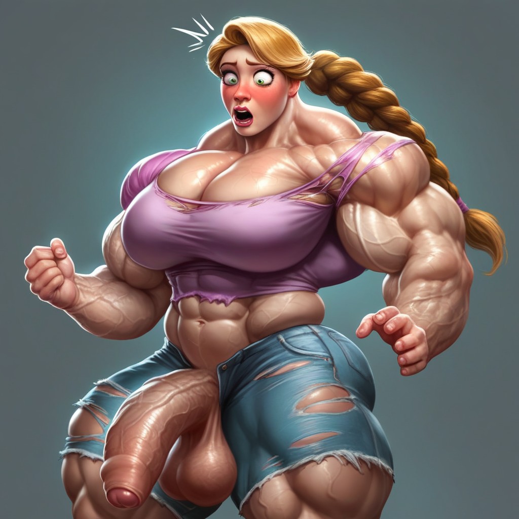 Big Massive Veins, Muscular Penis, Milf Teacher Clothes Shemale AI Porn