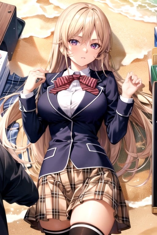 Nakiri Erina (shokugeki No Soma), Vello Púbico, DesnudaPorno AI Hentai