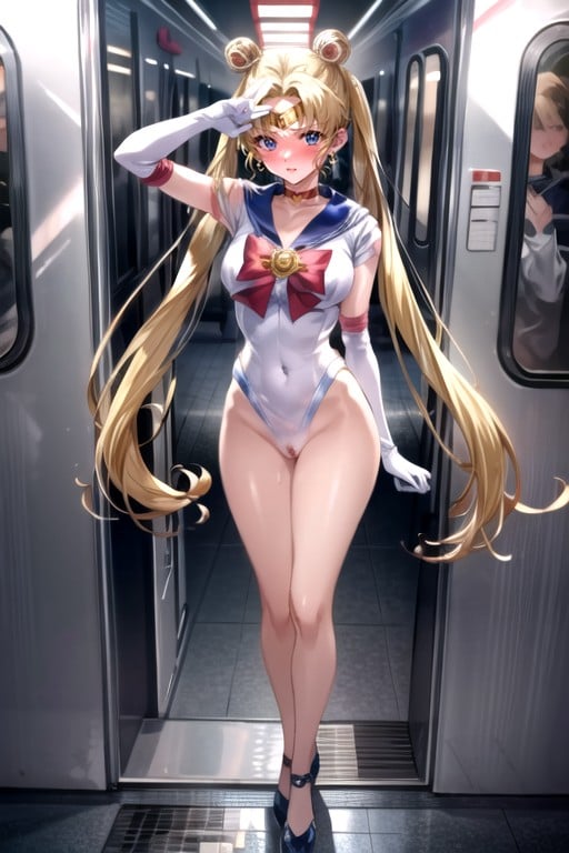 Rush Hour, Crowded Train, OrgasmPorno AI Hentai