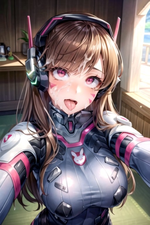 Yeux Brillants, D'va (overwatch), AhegaoPorno IA Hentai