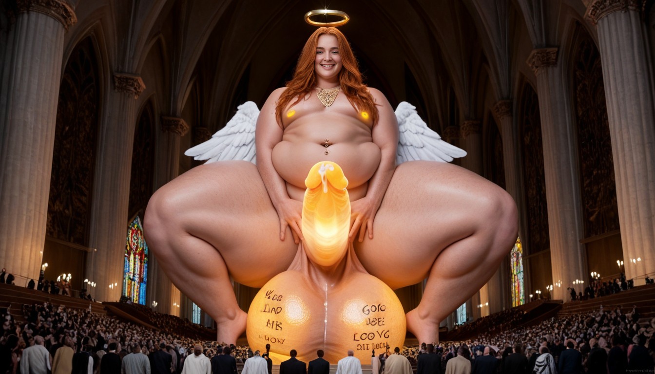 Waist, Gold Halo, Wide Hips AI Gay Porn