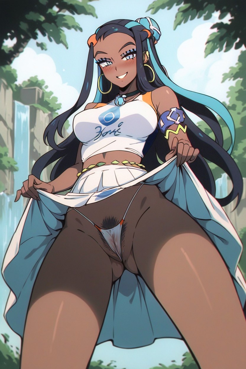Wind In Hair, Nsfw, Bob Hair Hentai AI Porn