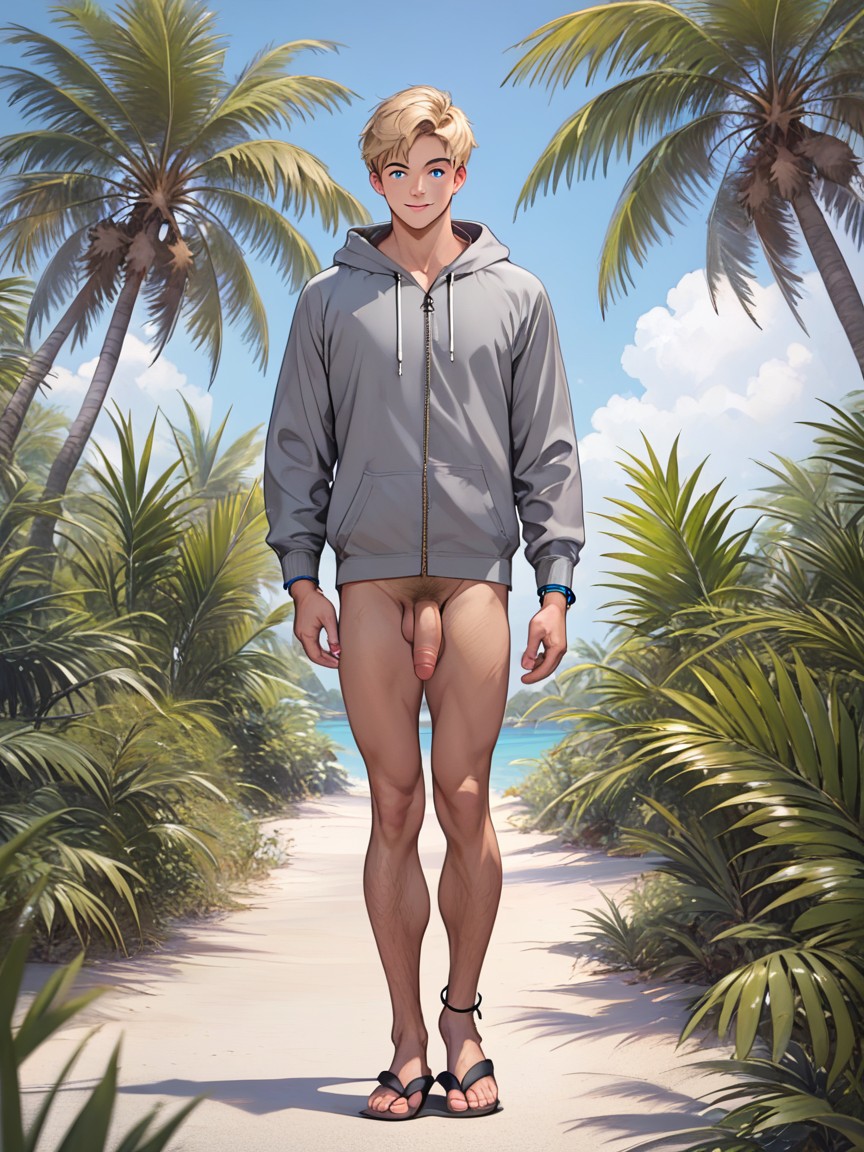 Standing, Full Body, Nude AI Gay Porn