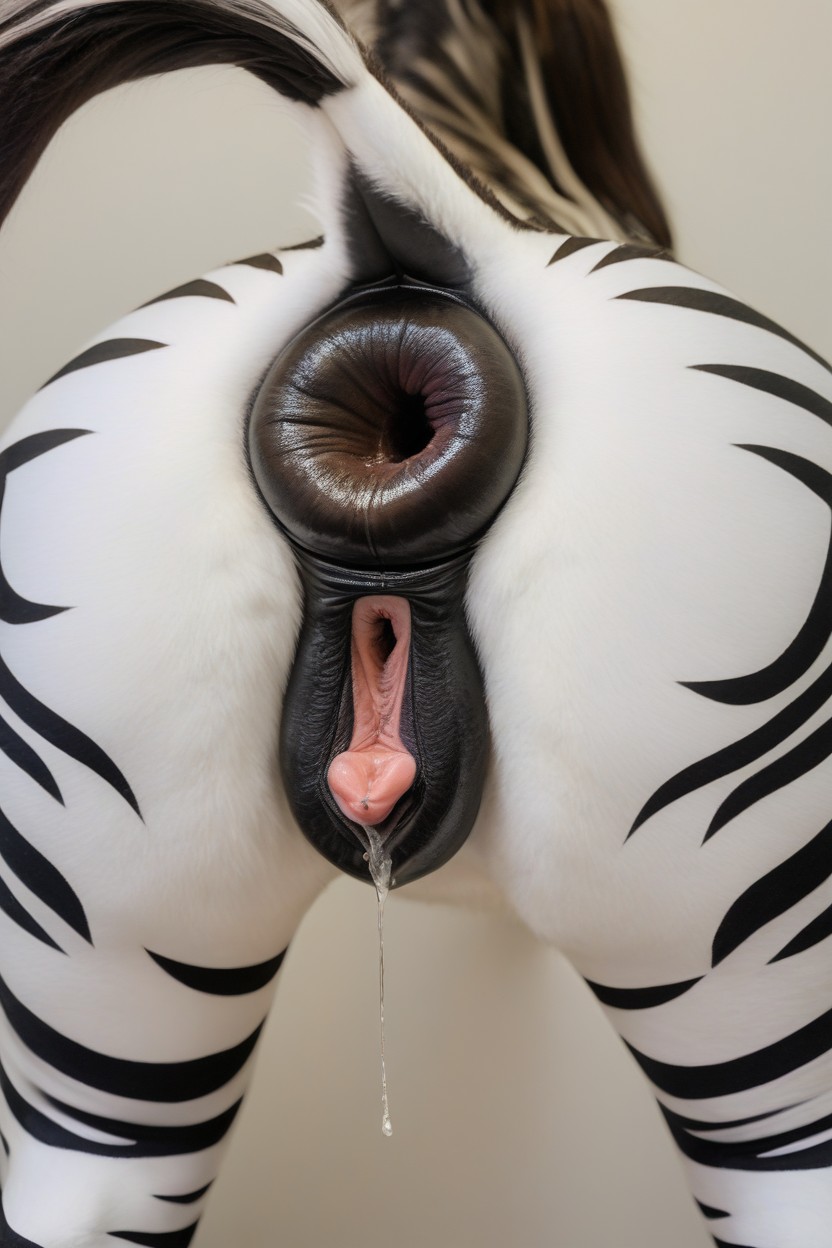 Standing, Tail Anus, Giant Pony Anus Furry AI Porn