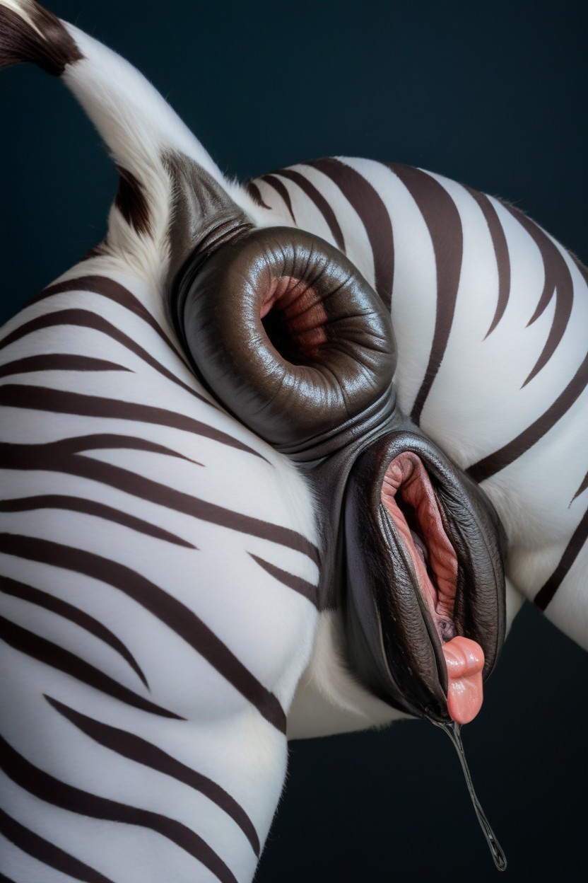 Close Up, Gaping Pussy, Dripping Pussy Furry AI Porn