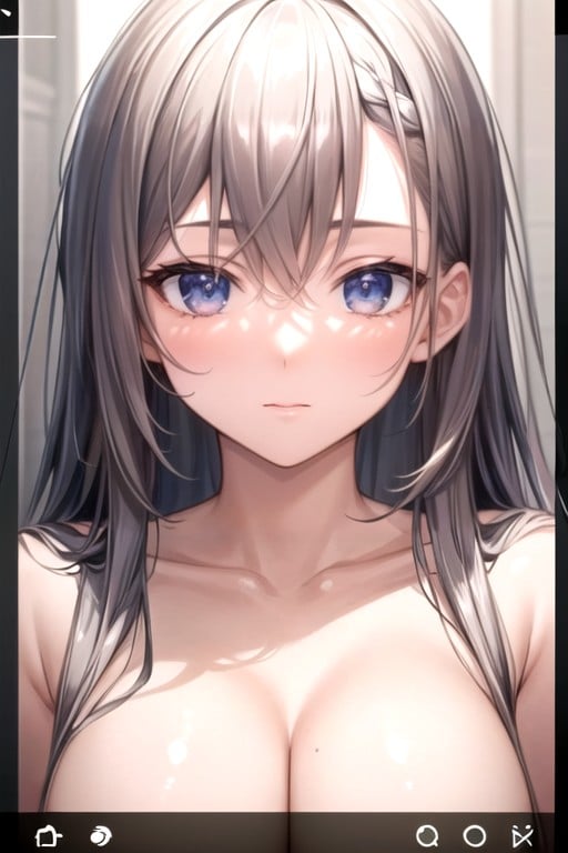 Naked, Close Up, Looking At Viewer Hentai AI Porn