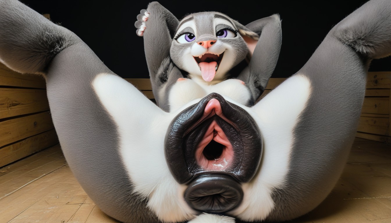 Giant Anus, Giant Pussy, Pov Furry AI Porn