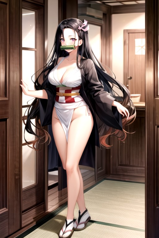 Nezuko (demon Slayer), Debout, NuPorno IA Hentai