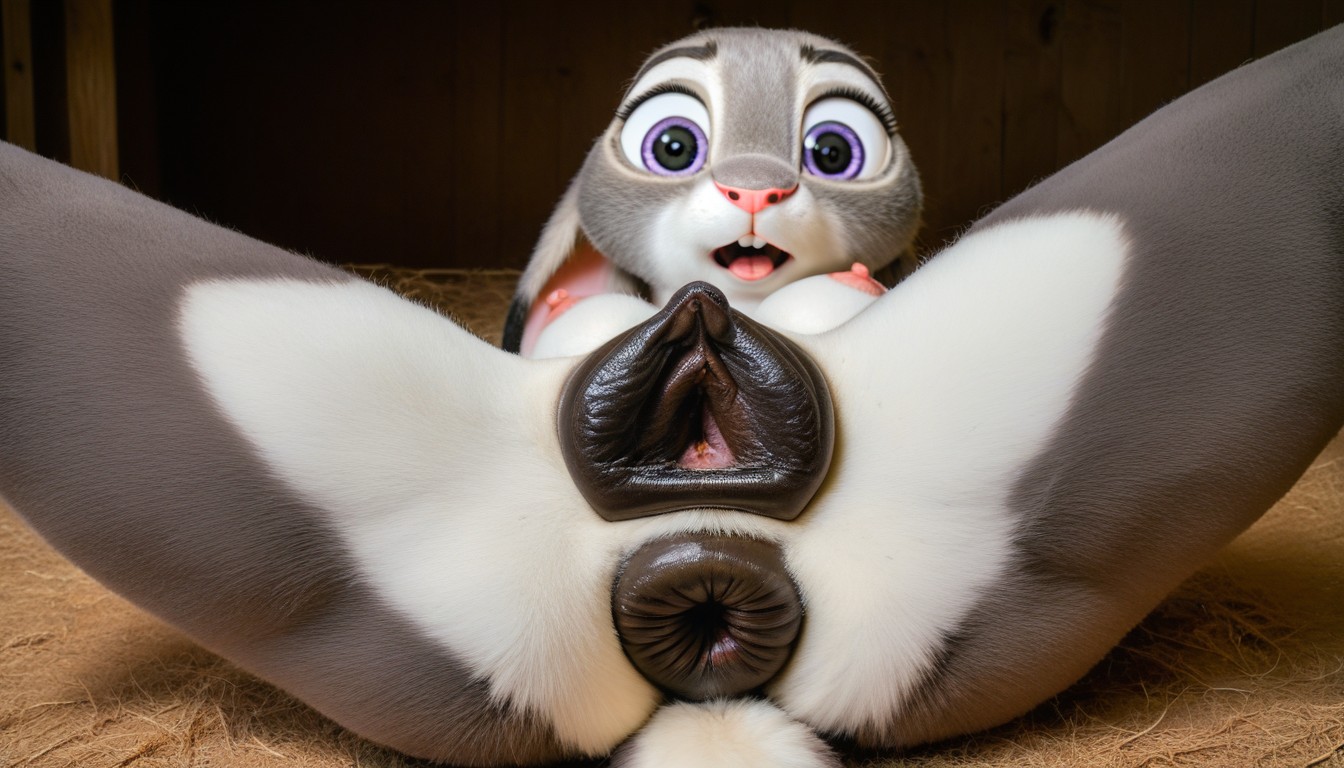 Judy Hopps, Vaginal Opening, Giant Pony Anus Furry AI Porn