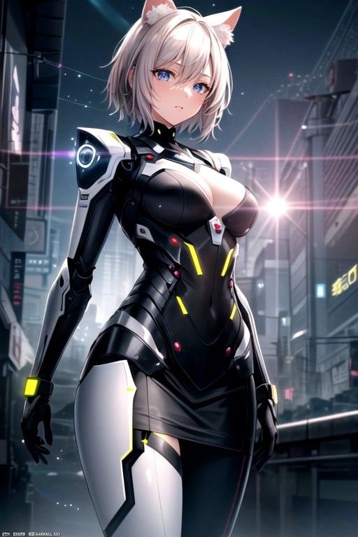 Robot Armor, Skirt, Ultra Detailed AI Porn