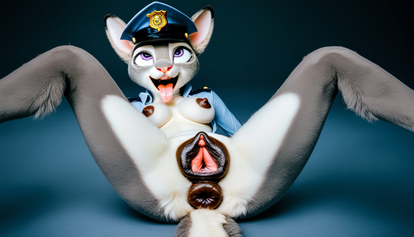 Detailed Canine Pussy, Photorealistic, Real Life Furry AI Porn