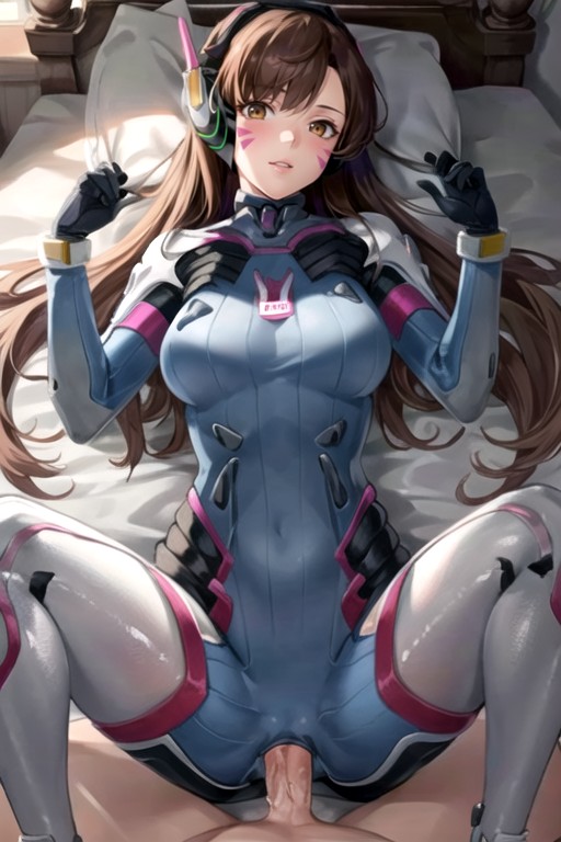 D'va (オーバーウォッチ), スキニー, 小さな胸ヘンタイAIポルノ